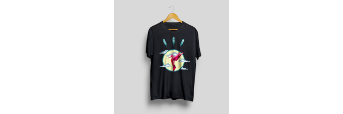 Hummingbird printed t-shirt